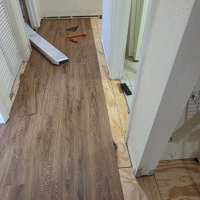 New flooring installation by Firenova
