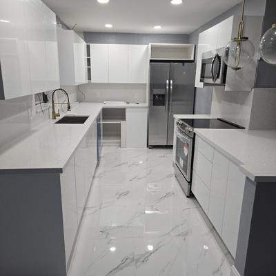 White kitchen remodel by Firenova