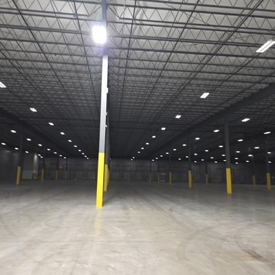 Commercial interior floor and lighting project