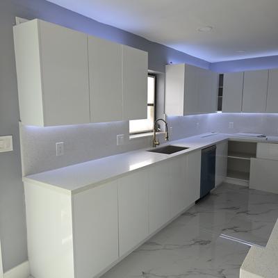 Finished kitchen remodel view